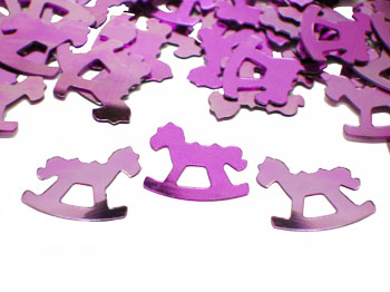 Rocking Horse Confetti, Pink by the pound or packet